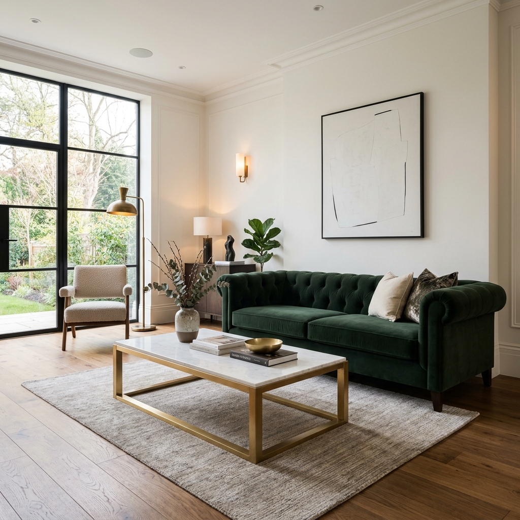 Luxury Living Room Sofa Set